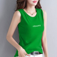 Áo thun 3 lỗ nữ sát nách LOVE - Vải Cotton 4 Chiều Co Giãn Tốt Phong Cách Hàn Quốc 2023 SALLY BOUTIQ