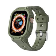 (現貨包順豐)Apple Watch Ultra 運動錶帶 sports case - Watch Band Designed for iWatch 49mm 軍綠色 Army green TPU保護殼