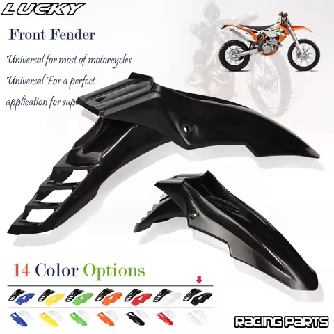 Motorcycle Front Fender Mudguard For KX CR XR RM WR Kayo Apollo Bse Xmotos zongshen shineray Dirt Bi