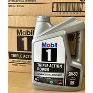 Mobil 1 Excellent Wear Protection 5W50 SN Advanced Fully Synthetic Engine Oil 4L