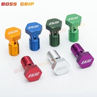 HYB Aluminum Banjo Bolt M10x1 Hydraulic Clutch Screw Universal Brake Caliper Banjo Adaptor