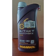 100% original Mannol 10w30 fully synthetic 4-takt motorbike mn7813 (1L) + insurance by MANNOL
