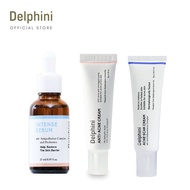 Perfect Rescue Set : Delphini Intense Serum with Anti-pollution complex and Probiotics Delphini Anti-Acne Cream &amp; Delphini Acne Scar Cream