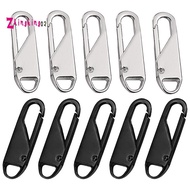 Metal Replacement Zipper (10 Pieces), Metal Tabs for Zip Repair, for Clothes, Luggage, Suitcase, Bac