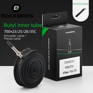 ROCKBROS Bicycle Inner Tube 700C Road Bike Tube 700*23C 25C 28C 35C Schrader Presta Valve Butyl Rubb