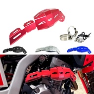 Motorcycle Accessories CRF LOGO Power Shield Exhaust Pipe Heat Cover Guard Protector For Honda CRF30