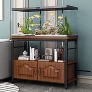 QM🏅Simple Fish Tank Cabinet Fish Tank Rack Metal Household Living Room Aquarium Base Cabinet Aquarium Small Fish Tank Ba