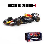 Bburago 1:43 F1 Red Bull Racing tag rb19 Miami GP 2023 #1 verstappen #11 perez xe hợp kim đúc khuôn