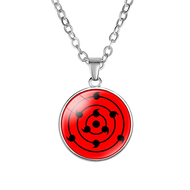 [ihunk] Anime Naruto Ketting Mannen Vrouwen Cosplay Ketting Accessoires Uchiha Itachi Sharingan Deid