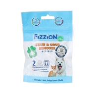 Fizzion Pet Stain Remover (2 keping, asli) disertakan dengan botol semburan asli.