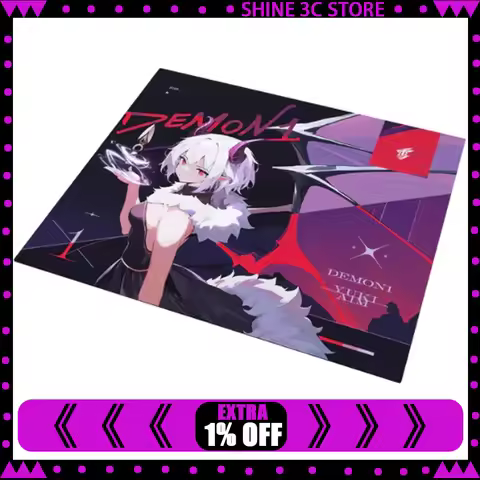 PAN Esports Yuki Aim x Demon1 Replicated Glass Mousepad Smooth Speed Mouse Pad Covering Primer For A