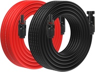 10AWG Solar Extension Cable 10 Gauge Solar Wire 40 Feet Male To Female Solar Connectors Panel Wire W