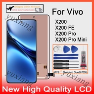 AMOLED For Vivo X200 5G X200 FE 5G X200 Pro 5G X200 Pro Mini 5G LCD Display Touch Screen Replacement