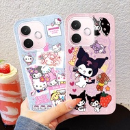 YBD Phone Case For OPPO A5 Pro A5X 5G 4G Cartoon Animals Hard Backboard Soft Border Shell