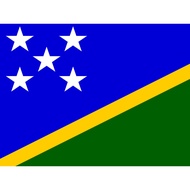 Solomon Island Flag Peles Material Size 90 x 60