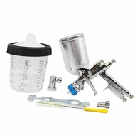 1.3/1.4MM Adapter 400cc Mix Tank Japan Quality Air Spray Gun With H/O Quick Paint Mixing Cup
