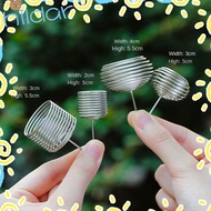 HLAR 10pcs Bonsai Baskets, Stainless Steel Automatic Gardening Fertilization Baskets, Portable With 