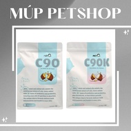 Hạt PetQ - Hạt Churro C90 & C90K Từ Dầu Động Vật Thịt Túi 1Kg