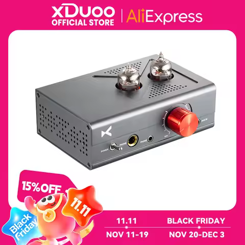 XDUOO MT-602 Double 6J1 Tube Amp Tube+ Class A Headphone Amplifier MT602