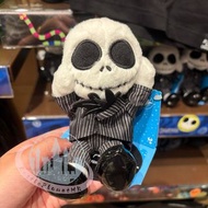香港迪士尼  聖誕夜驚魂 The Nightmare Before Christmas 傑克·史克林頓（Jack Skellington）坐姿毛绒磁吸公仔