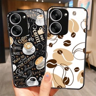 G-5 Coffee Time Tempered Glass Casing for VIVO IQOO Y36 Y03t Y01 Y18 Y56 Y01A Y27S Y03 Z9X Y16 5G Ca