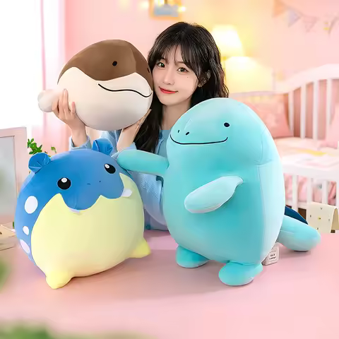 Pokemon Quagsire Clodsire Spheal Plush Toys Pikachu Peluche Gengar Anime Plushie Dolls Kawaii Soft P
