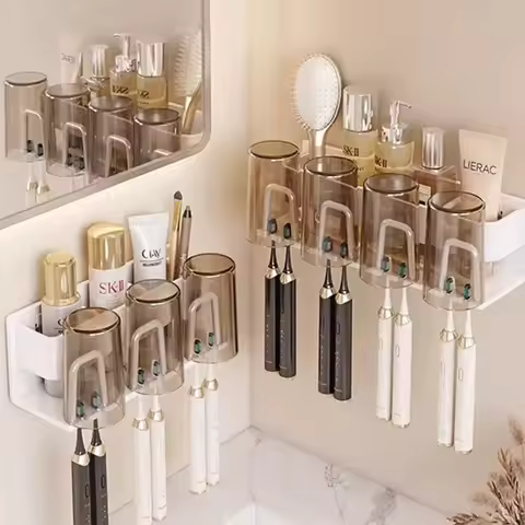 Toothbrush Holders for Bathrooms, Electric Toothbrush Holder,Tooth Brushing Holder,Toothbrush Holder
