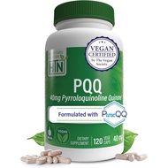 Health Thru Nutrition PQQ 40mg 120 Capsules Pyrroloquinoline Quinone as PureQQ Promotes Mitochondria