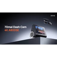 70mai A800SE 4K HD Dual Channel Dashcam Night Vision Built-in GPS ADAS System Car Dash Camera