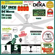 Deka Ceiling Fan X-ONE 56 WH inch Remote Control Ceiling Fan / Elmark Dolphin 52" Ceiling Fan White