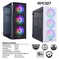 [ของแท้][สินค้าประกันศูนย์ 1 ปี] Nubwo NOXIOUS NPC327 COMPUTER GAMING CASE มีให้เลือก 2 สี Black/Whi