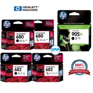 HP 905 XL Ink Cartridge | HP 680 Cartridge | HP 682 Cartridge (Black/Colour) [ 100% ORIGINAL ]