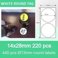 NiimBot D11 / D61 / D110 / D101 Thermal Label Printer Plain Colour Transparent Label Sticker Tape Ro