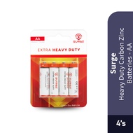 SURGE HEAVY DUTY CARBON ZINC BATTERIES AA 4'S HMS Town Pharmacy