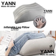 YANN Knee Cushion, Swelling Relief Flocking Inflatable Leg Pillow, Ergonomic Trapezoidal Swelling Hi