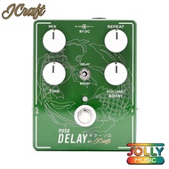 JCraft Push Delay Clean Boost / Analog Delay Pedal
