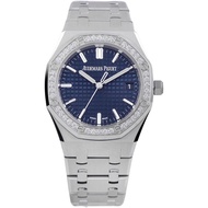 Audemars Piguet/Royal Oak Series77451ST Women's Automatic Machinery Dial34MM Outer Ring Diamond New Royal Oak Blue Face