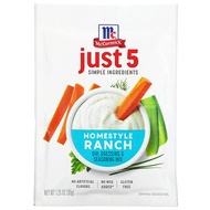 McCormick,  Just 5 Simple Ingredients, Dip, Dressing & Seasoning Mix, Homestyle Ranch, 1.25 oz (35 g