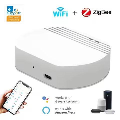 eWelink ZigBee 3.0 Smart Gateway Hub Wireless Bridge eWeLink APP Smart Home Automation Works With Al