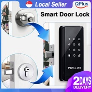 [SG] Waterproof Keyless Entry Digital Lock With Keypad Door Lock Smart Door Lock With App Control Bluetooth Key,PIN Code