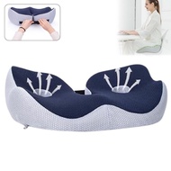 Chair Cushions, Adjustable Memory Foam Seat Cushion for Coccyx, Back, Tailbone, Sciatic Pain Relief,