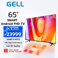 GELL 65 Inch Smart TV 60 Inches Smart TV On Sale LED TV 55 Inch Ultra-Slim Television Smart TV