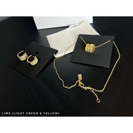 C0a€h Earrings & Necklace Set
