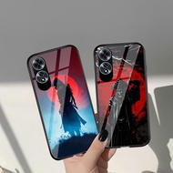 HP Oppo A60 Glass Softcase - Casing Oppo A60hp - Oppo A60 Motif