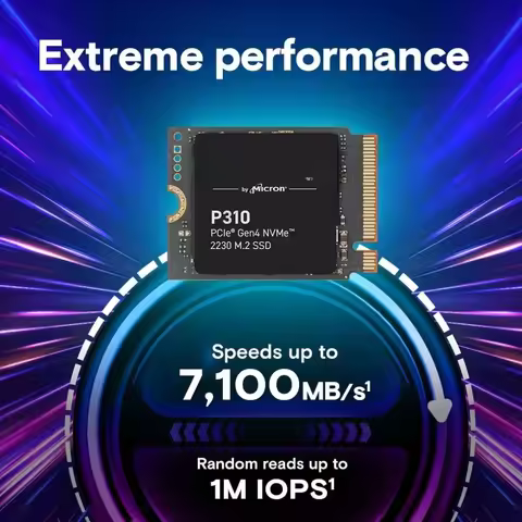Popular Daily UseNew Arrival 2TB M.2 2230 PCIe Gen4 NVMe SSD 7100MB/s for Steam Deck ROG Ally Claw M