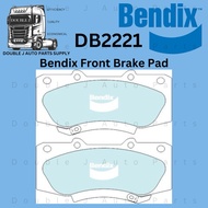 💯Original Bendix Toyota Hilux Vigo KUN26 Front brake pad DB2221