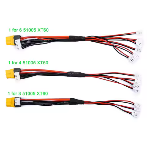 1S Lipo Battery PH2.0 51005 Power Charging Cable Wire Power / XT60 Plug for Gaoneng BetaFPV RC FPV D