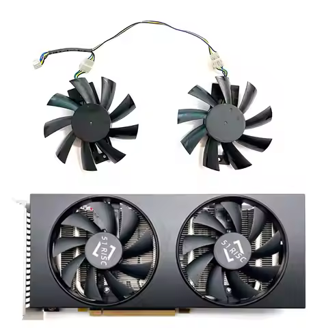 New GPU fan 4PIN 85MM RX5600XT replacement fan accessory for 51RISC Radeon RX5600XT graphics card fa
