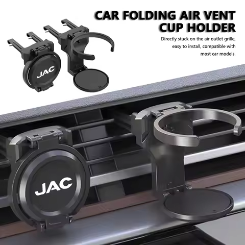 Car Air Vent Outlet Water Cup Holder Beverage Ashtray Storage For JAC RF8 M3 M4 X8 Plus A5 E10X QX T