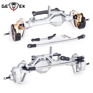 Aluminum Brass Front Rear 4WS Portal Axle Complete Set for 1/10 RC Crawler Car UTB Capra Cheater Rig